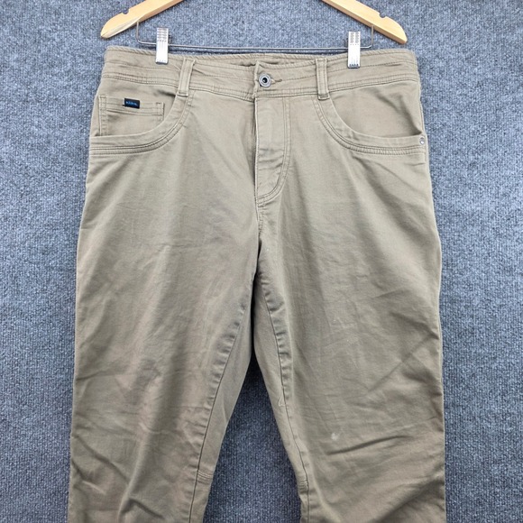 Kuhl Other - Kuhl Revolt Mens 34x32 Tan Utility Hiking Pants Stretch‎ Moisture Wicking Khaki